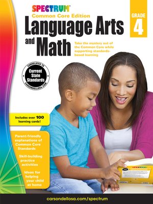 cover image of Spectrum Language Arts and Math, Grade 4